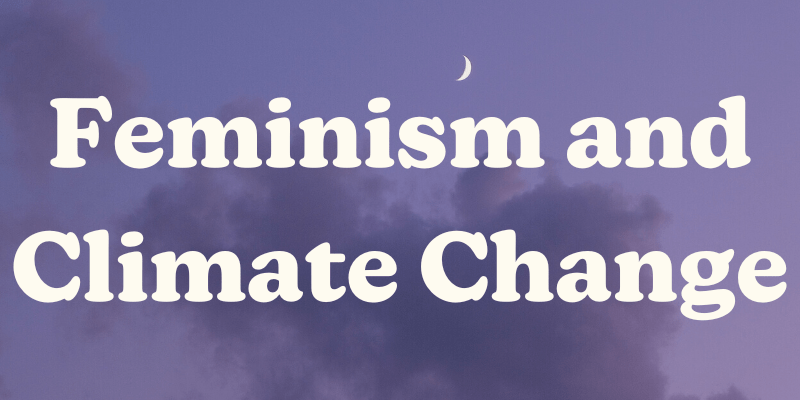 The Impact of Climate Change on Women & Feminism as the Solution