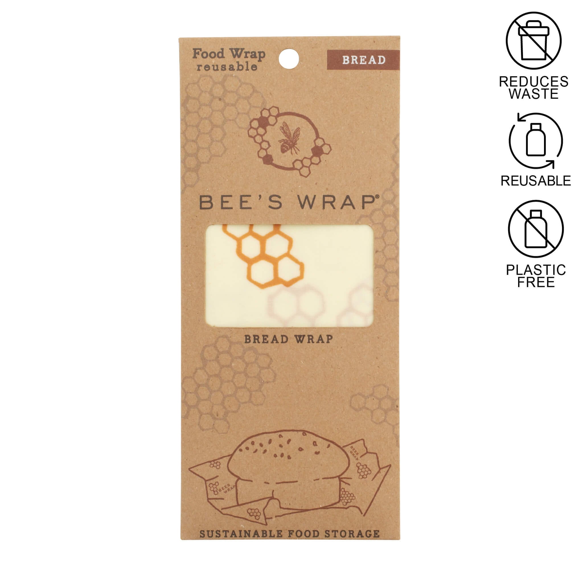 XL beeswax wrap inside packaging