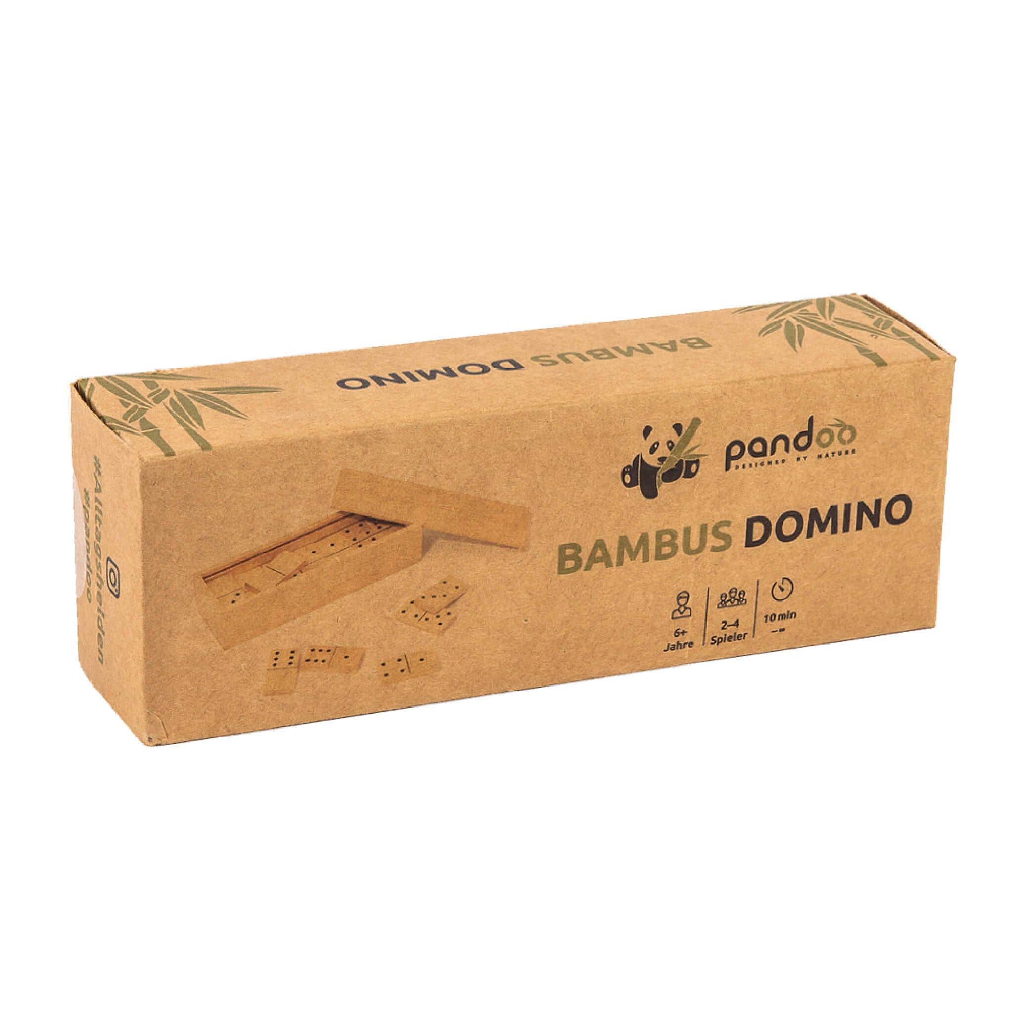 packaging of dominos game in kraft paper