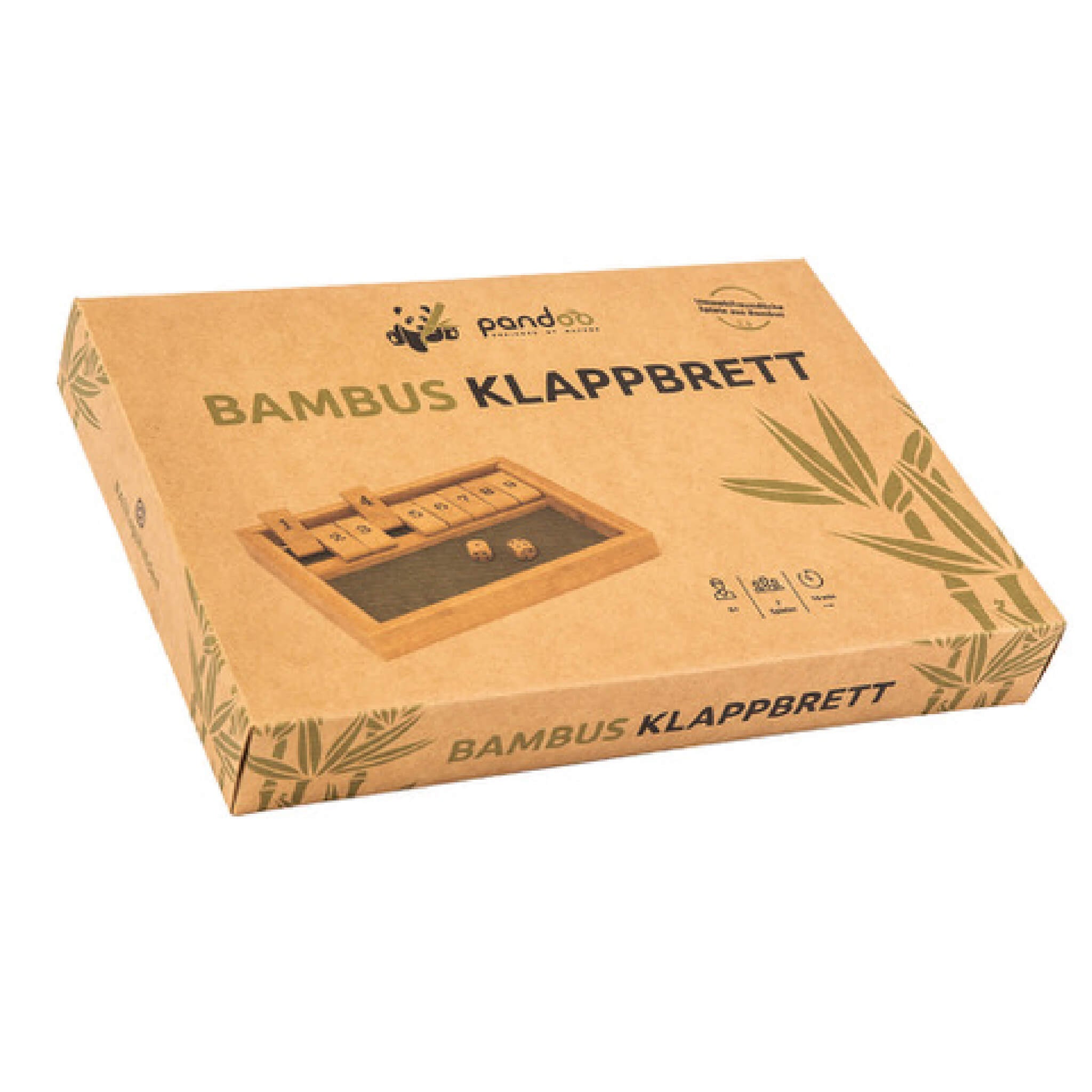 kraft paper packaging of bamboo klappbrett game