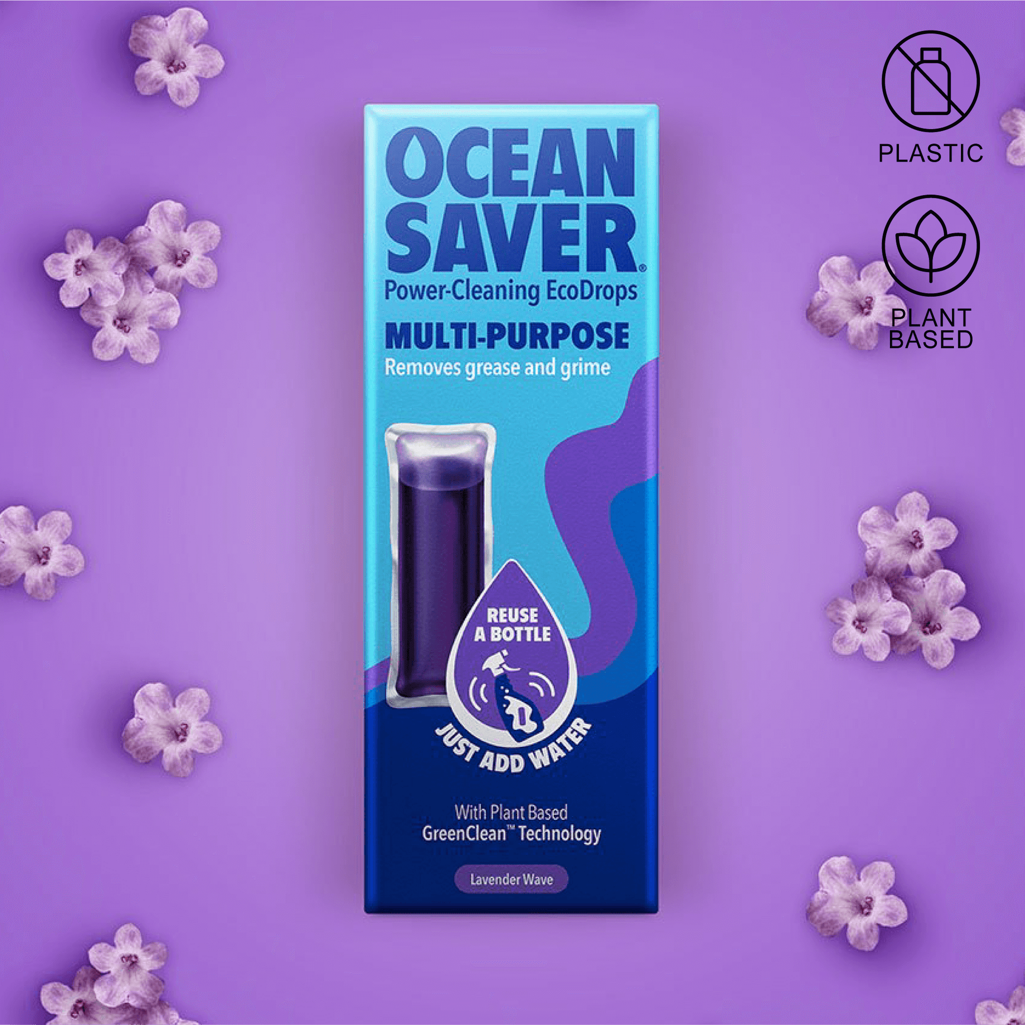 lavender multipurpose cleaner saver refill drop