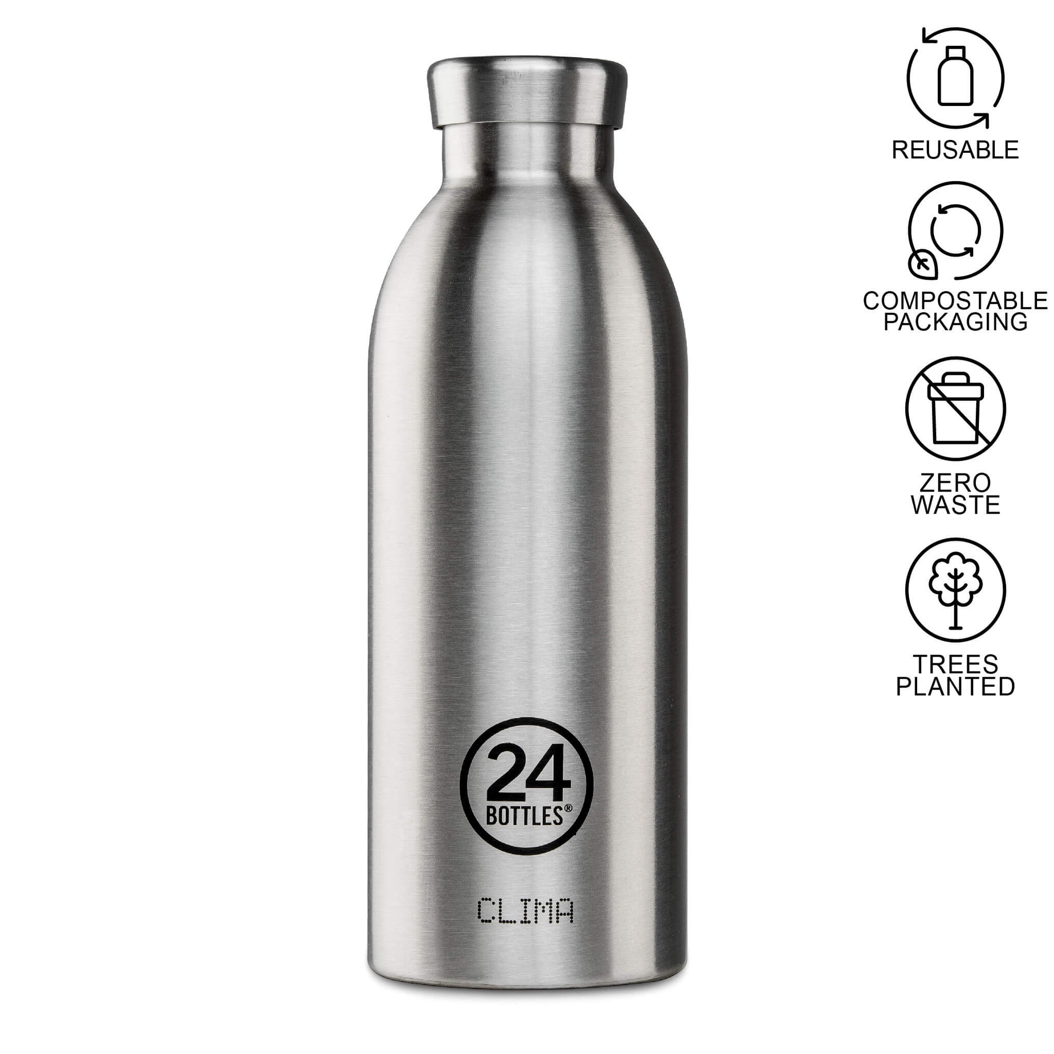 stainless steal 500ml water bottle 24 clima
