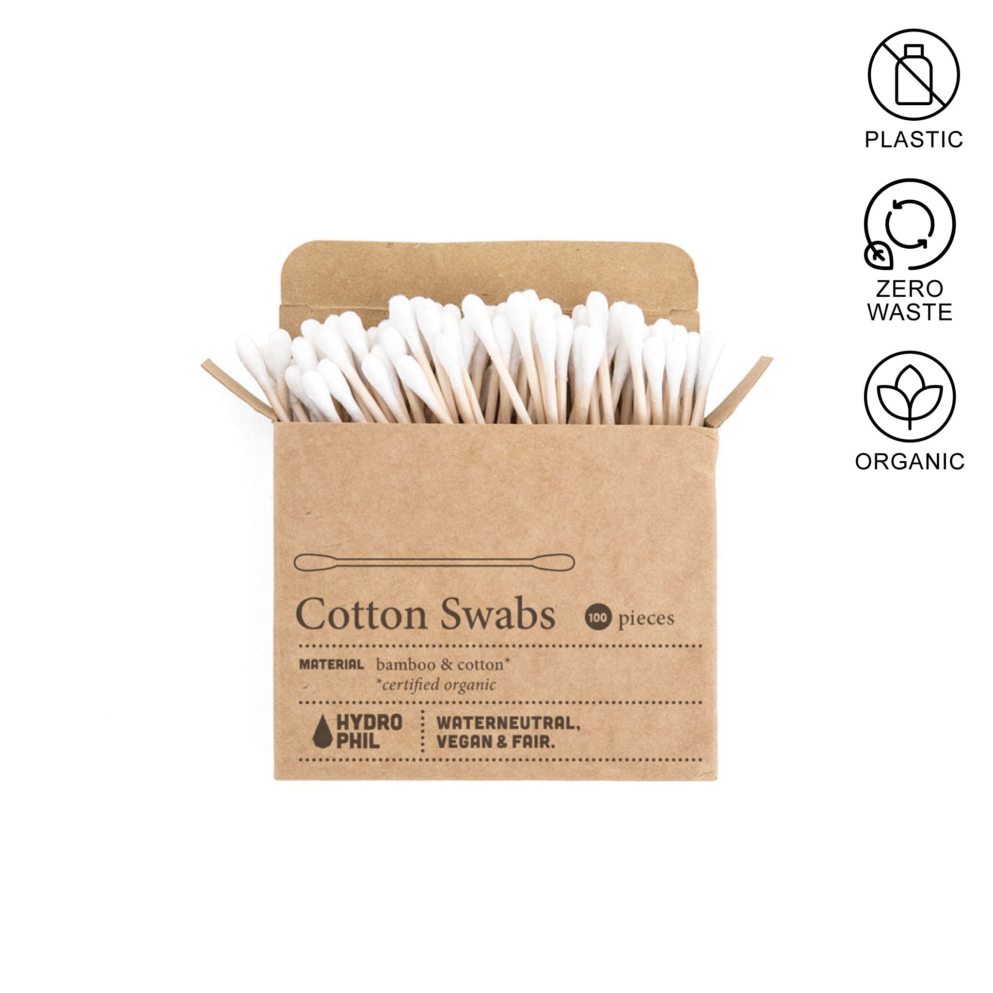 cotton swabs from hydrophil, open box