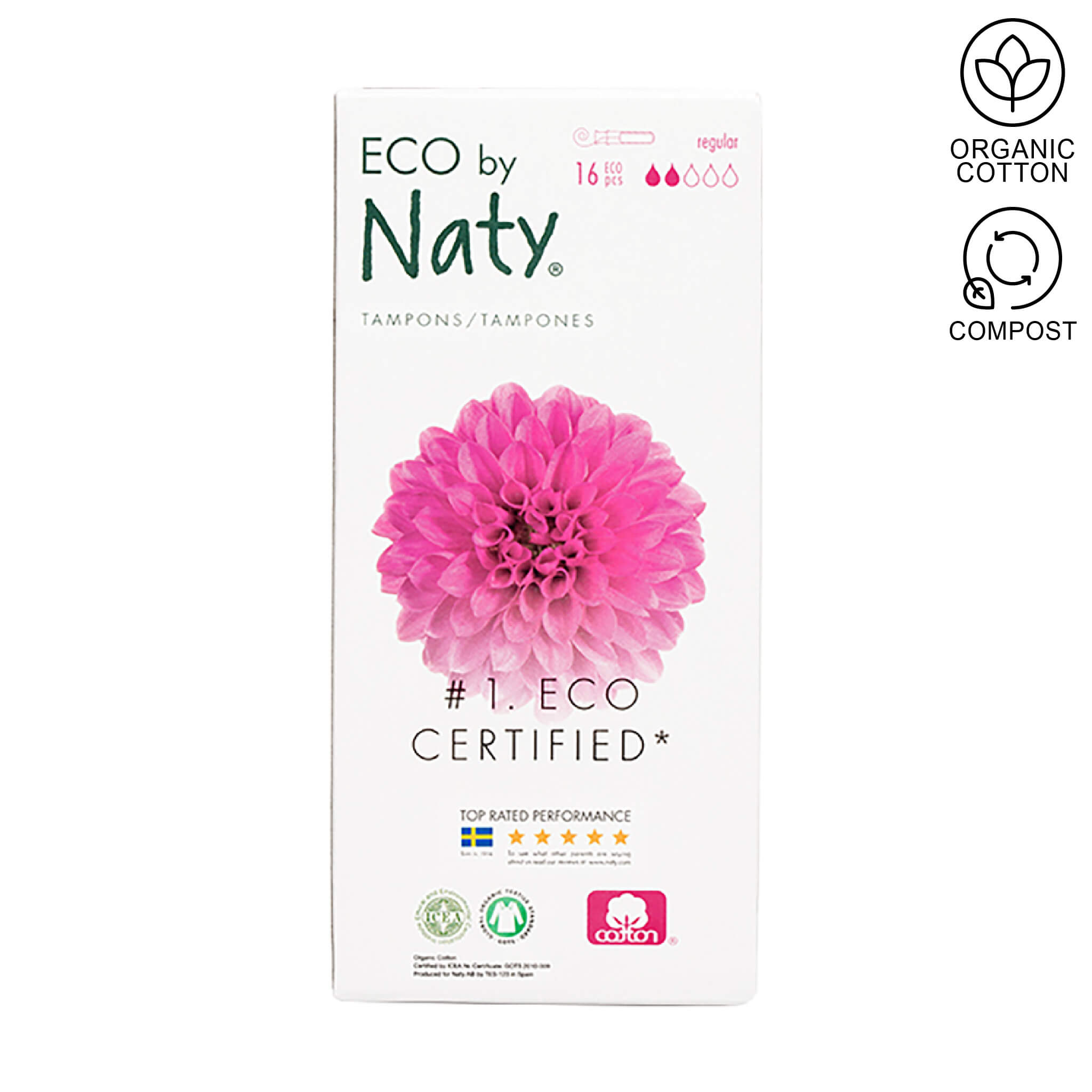 eco by naty tampons with applicator regular